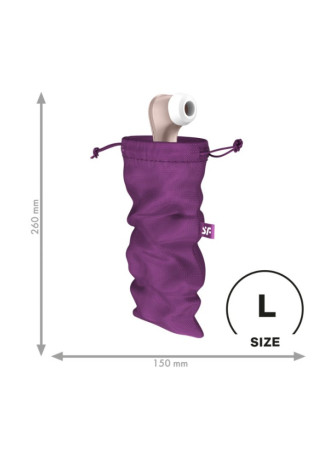 Sac de rangement sextoys violet taille L Treasure Bag Satisfyer - CC597849